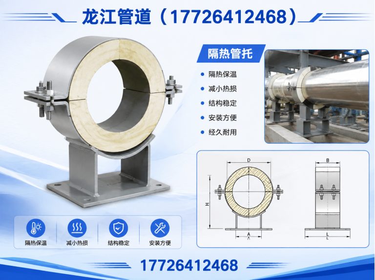河间市固定管托展示图